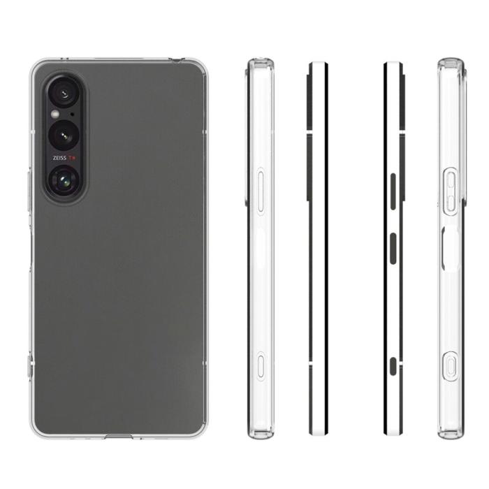 Bild 4,  Sony Xperia 1 VI Skal TPU Transparent - Teknikhallen.se