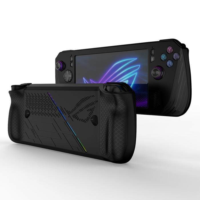 Bild 3,  ASUS ROG Ally X Skal Anti-Drop Silikon Svart - Teknikhallen.se