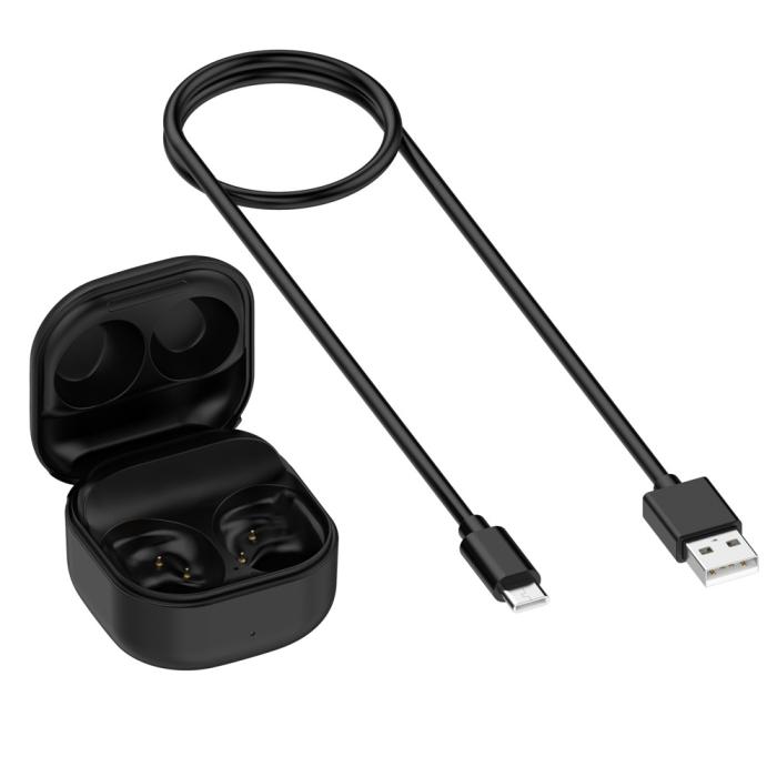 Bild 6,  Samsung Galaxy Buds FE Laddningsfodral Svart - Teknikhallen.se