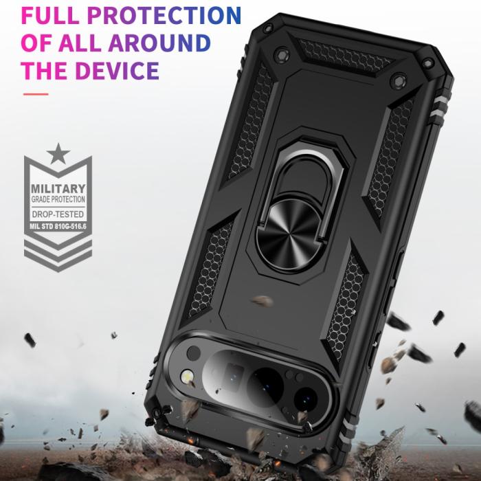 Bild 5,  Google Pixel 9/9 Pro Skal Hybrid Armor Skal Svart - Teknikhallen.se