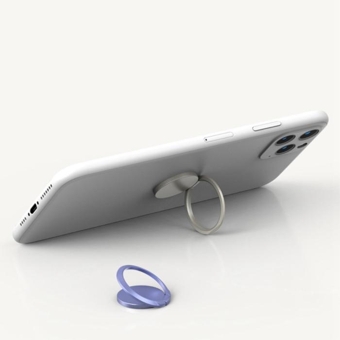 Bild 3,  Mobilring Ring Hållare Kickstand Svart - Teknikhallen.se