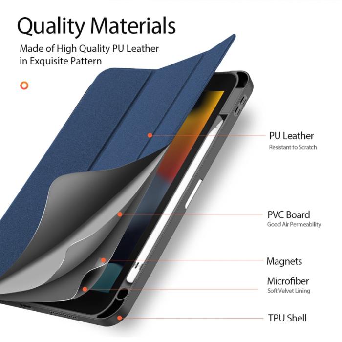 Bild 6, DUX DUCIS DUX DUCIS iPad 11 2025 / 10.9 2022 Fodral DOMO Tri-Fold - Teknikhallen.se