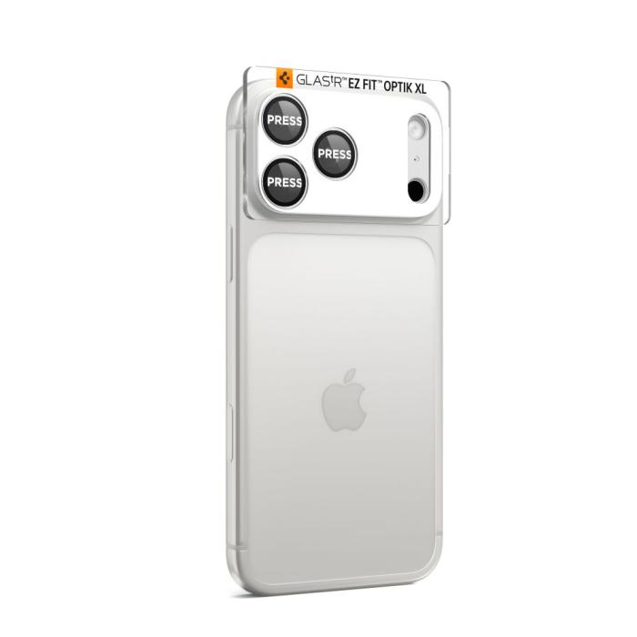 Bild 3, Spigen Spigen iPhone 17 Pro Linsskydd Optik Pro GLAS.tR 