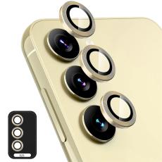 ENKAY ENKAY Samsung Galaxy S25 Linsskydd H&auml;rdat Glas Guld - Teknikhallen.se