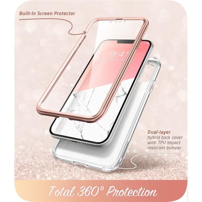 Bild 2, Supcase Supcase iPhone 15 Plus / 14 Plus Skal Cosmo Marble - Teknikhallen.se
