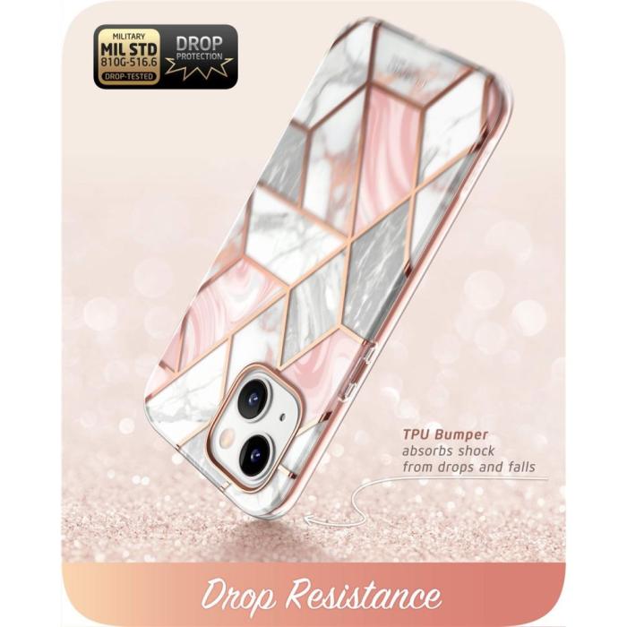 Bild 4, Supcase Supcase iPhone 15 Plus / 14 Plus Skal Cosmo Marble - Teknikhallen.se