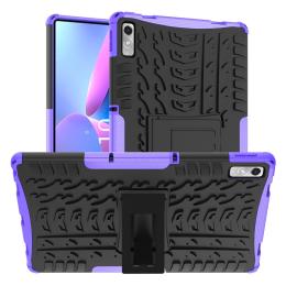  Lenovo Tab P11 Gen 2 Skal Rugged Kickstand Armor Lila - Teknikhallen.se