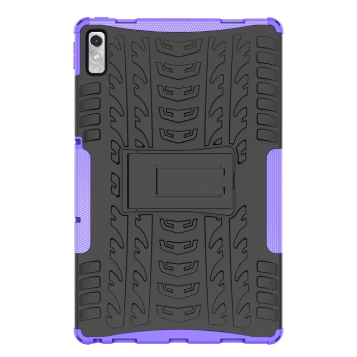 Bild 2,  Lenovo Tab P11 Gen 2 Skal Rugged Kickstand Armor Lila - Teknikhallen.se