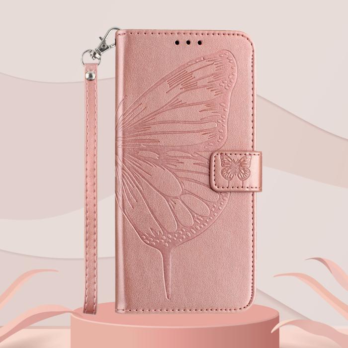 Bild 5,  Samsung Galaxy A27 5G Fodral Fjäril Roséguld - Teknikhallen.se