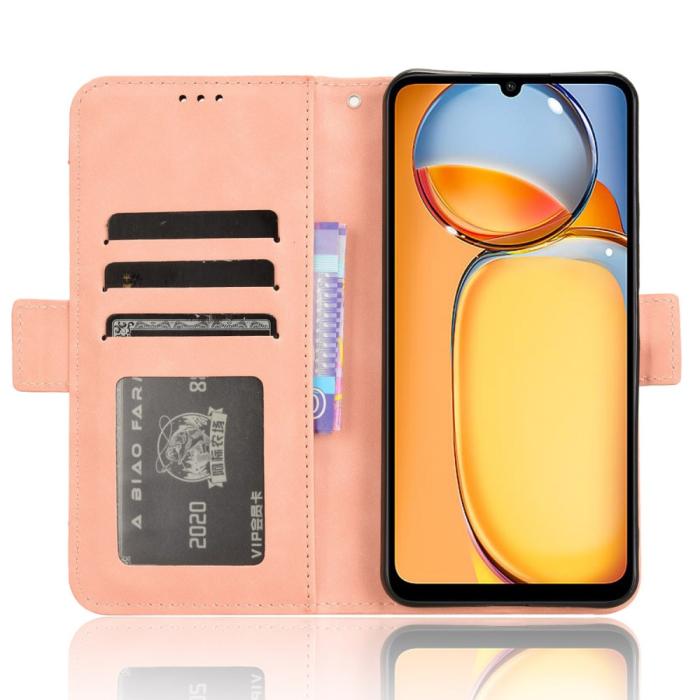Bild 3,  Xiaomi Redmi 13C 4G Fodral Med Avtagbart Kortfodral Rosa - Teknikhallen.se