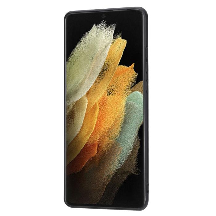 Bild 3,  Samsung Galaxy S22 Ultra Skal Med Plånboksfunktion Svart - Teknikhallen.se