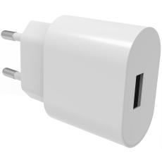 Smartline Smartline V&auml;ggladdare 12W 2.4A Vit - Teknikhallen.se