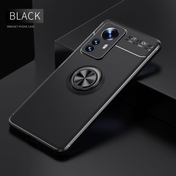 Bild 2,  Xiaomi 12 Pro Skal Ring Svart - Teknikhallen.se