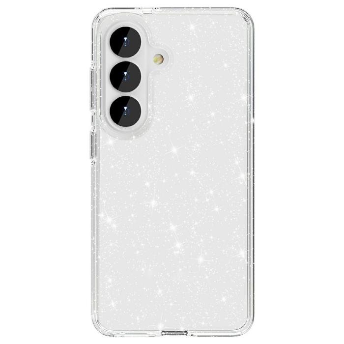 Bild 2,  Samsung Galaxy S26 Skal Glitter TPU Vit - Teknikhallen.se