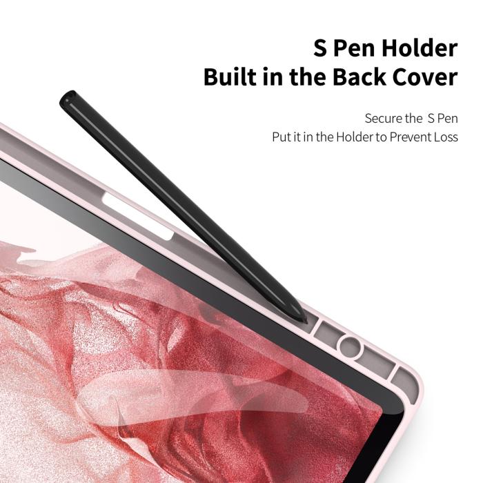 Bild 6, DUX DUCIS DUX DUCIS Galaxy Tab S9 Fodral TOBY Tri-Fold Rosa - Teknikhallen.se