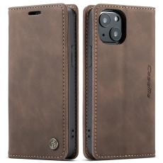 CASEME CASEME iPhone 13 Fodral Retro L&auml;der Brun - Teknikhallen.se