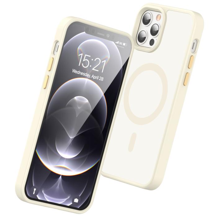 Bild 3, ColorPop ColorPop iPhone 12 Pro Max Skal CH MagSafe Matt Off White - Teknikhallen.se