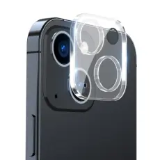 ENKAY ENKAY iPhone 14 / 14 Plus Linsskydd H&auml;rdat Glas Transparent - Teknikhallen.se