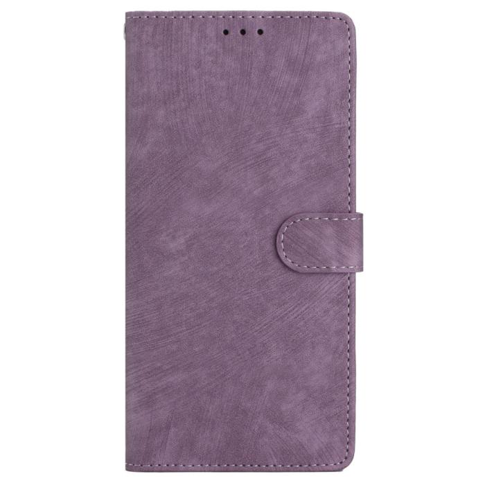 Bild 6,  iPhone 15 Plus Fodral Skin Touch Läder Lila - Teknikhallen.se
