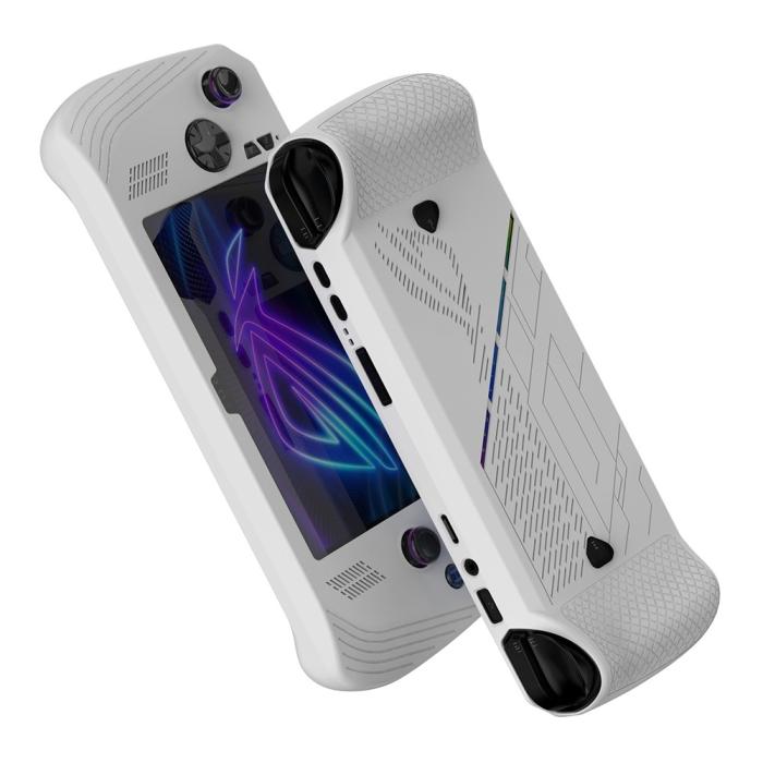 Bild 2,  ASUS ROG Ally X Skal Anti-Drop Silikon Vit - Teknikhallen.se