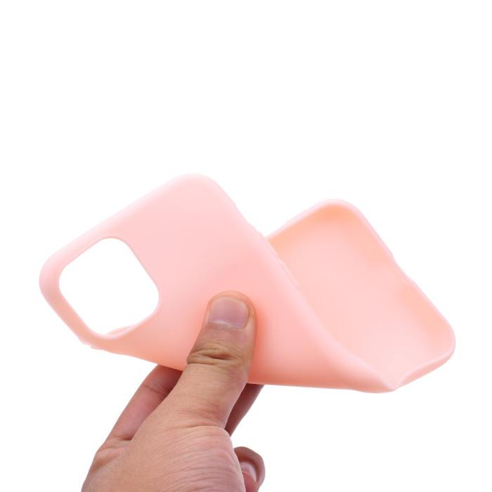 Bild 3,  iPhone 11 Pro - Mjuk TPU Skal - Ljus Rosa - Teknikhallen.se