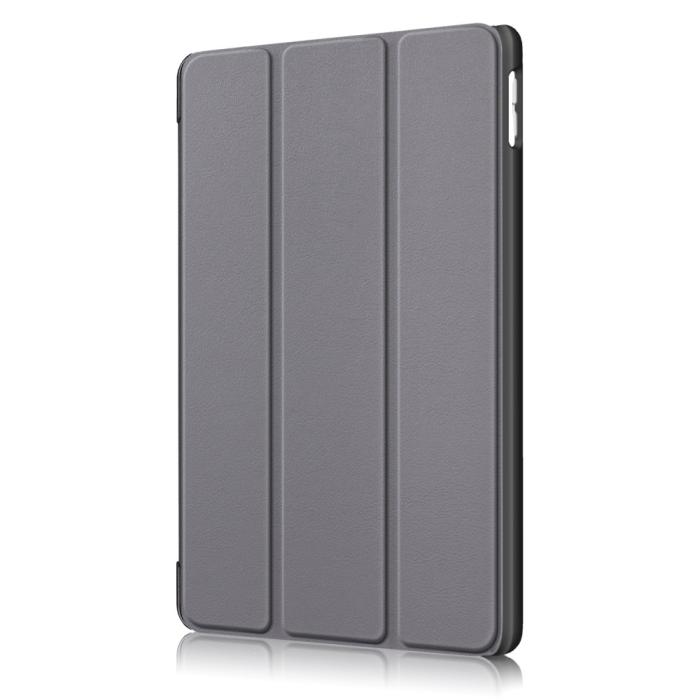 Bild 4,  iPad 10.2 2019/2020/2021, iPad Air 10.5, Pro 10.5 Fodral Tri-Fold Grå - Teknikhallen.se