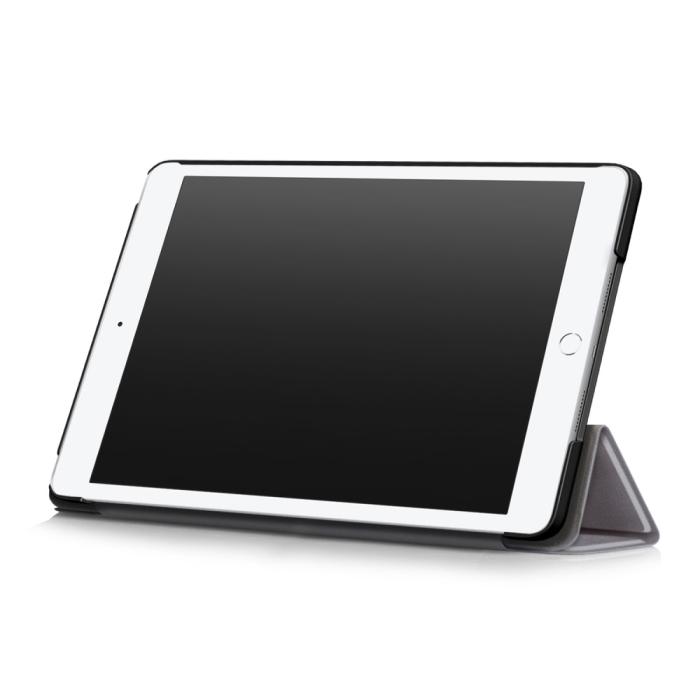 Bild 5,  iPad 10.2 2019/2020/2021, iPad Air 10.5, Pro 10.5 Fodral Tri-Fold Grå - Teknikhallen.se