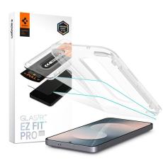 Spigen Spigen Samsung Galaxy S25 FE 2-PACK Sk&auml;rmskydd GLAS.tR "Ez Fit" - Teknikhallen.se