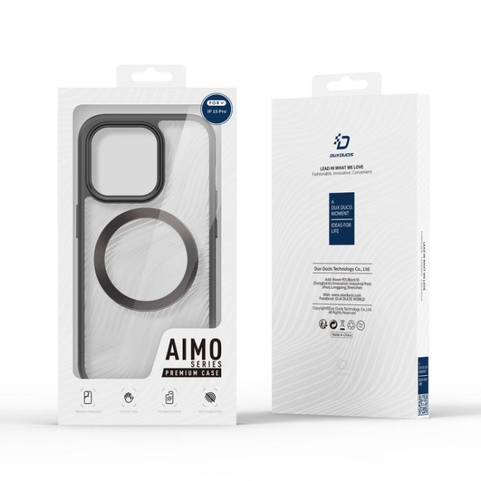 Bild 6, DUX DUCIS DUX DUCIS iPhone 15 Pro Skal MagSafe Aimo Series Svart - Teknikhallen.se