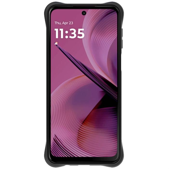 Bild 4, IMAK IMAK Motorola Moto G55 5G Skal Waterdrop Matt Svart - Teknikhallen.se