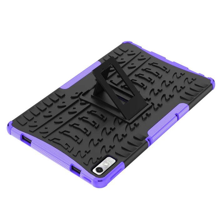 Bild 6,  Lenovo Tab P11 Gen 2 Skal Rugged Kickstand Armor Lila - Teknikhallen.se