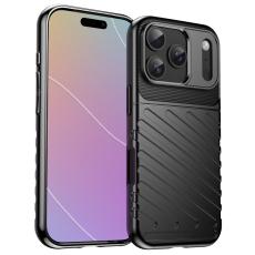  iPhone 18 Pro / 17 Pro Skal TPU V&auml;vt M&ouml;nster Svart - Teknikhallen.se