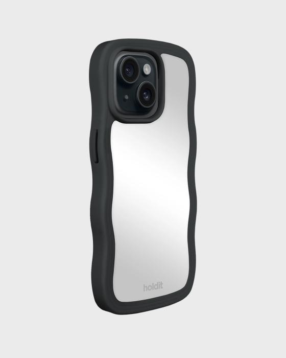 Bild 2, holdit holdit iPhone 15/14/13 Skal Wavy Black Mirror - Teknikhallen.se