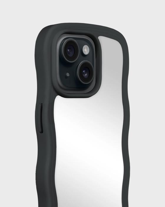 Bild 3, holdit holdit iPhone 15/14/13 Skal Wavy Black Mirror - Teknikhallen.se