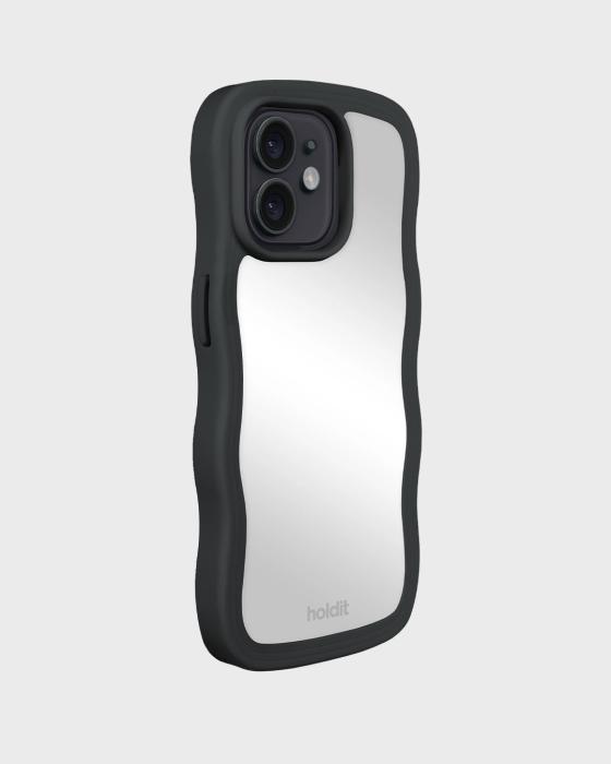 Bild 2, holdit holdit iPhone 12/12 Pro Skal Wavy Black Mirror - Teknikhallen.se
