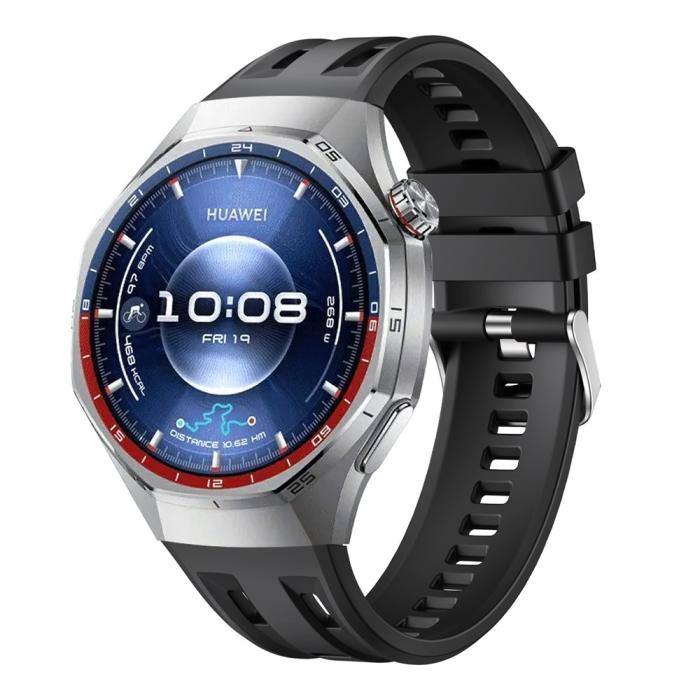 Bild 2,  Huawei Watch GT 6 Pro 46 mm Armband FlexSilicone Svart - Teknikhallen.se