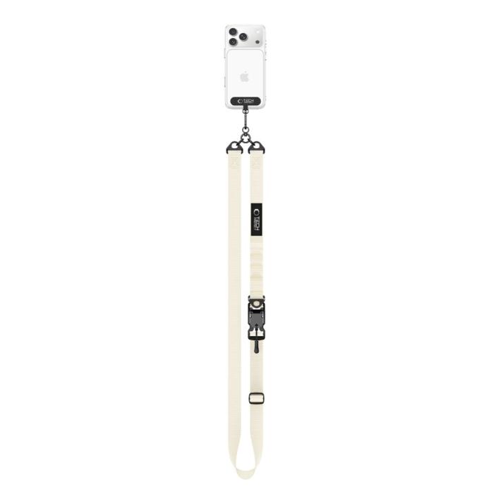 Bild 4, Tech-Protect Tech-Protect Mobilsnöre CrossBody Rope Desert Beige - Teknikhallen.se