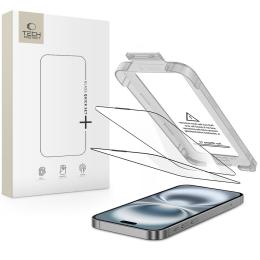 Tech-Protect Tech-Protect iPhone 17 2-PACK Skärmskydd Quick Set+ Svart - Teknikhallen.se