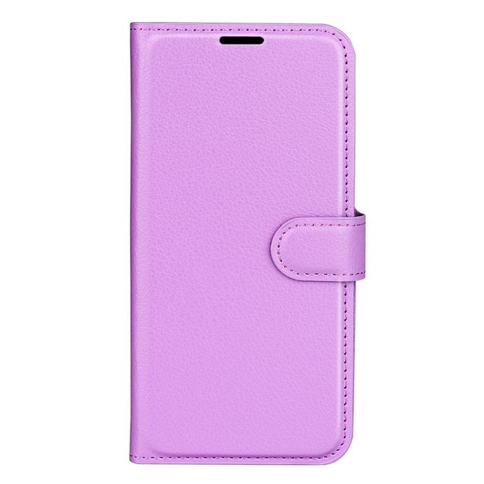 Bild 5,  Xiaomi Redmi 12C 4G Fodral Litchi Läder Lila - Teknikhallen.se