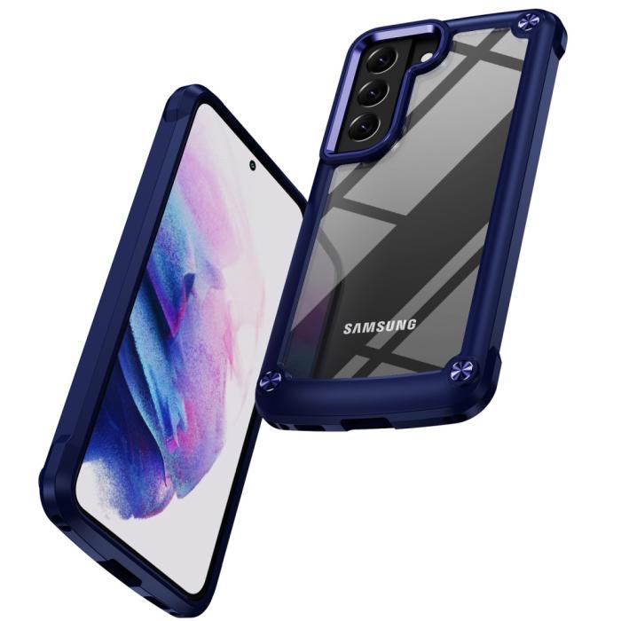 Bild 2,  Samsung Galaxy S23 Plus Skal Shockproof Hybrid Blå - Teknikhallen.se