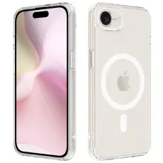  iPhone 17e / 16e Skal MagSafe TPU / Akryl Transparent - Teknikhallen.se