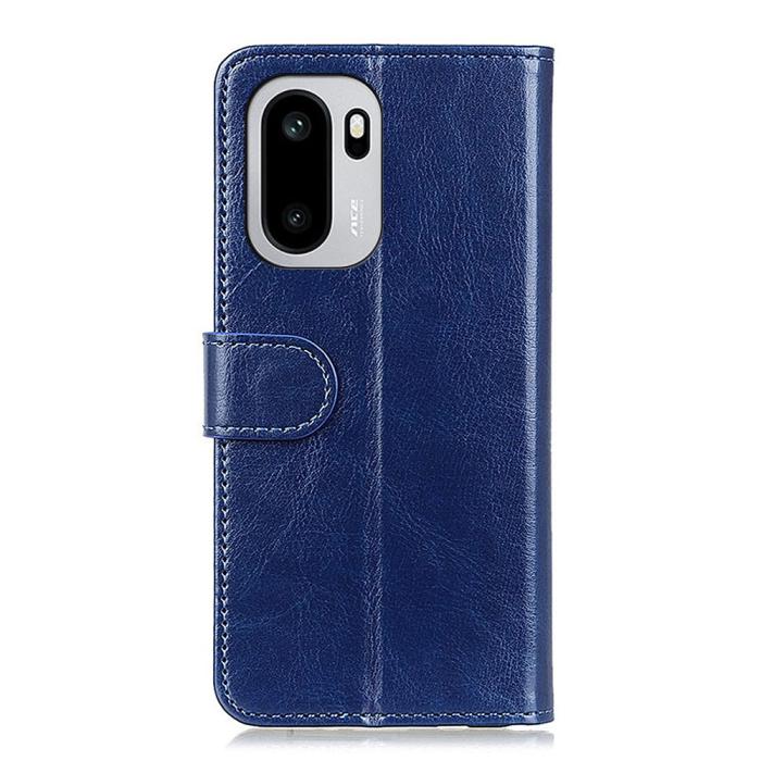 Bild 6,  OnePlus 15R Fodral Crazy Horse Läder Blå - Teknikhallen.se