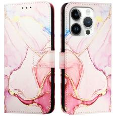  iPhone 16 Pro Max Fodral Marmor Ros&eacute;guld - Teknikhallen.se