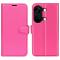  OnePlus Nord 3 5G Fodral Litchi Textur Rosa - Teknikhallen.se