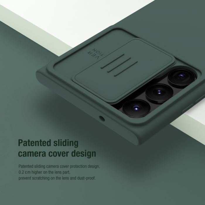 Bild 4, NILLKIN NILLKIN Galaxy S23 Ultra Skal CamShield Soft Silicone Blå - Teknikhallen.se