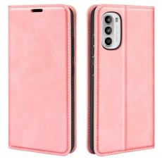  Motorola Moto G52/G82 Fodral Flip Retro L&auml;der Rosa - Teknikhallen.se