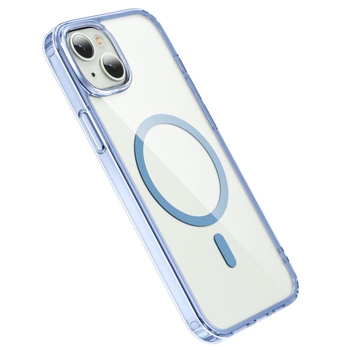 Bild 3, ColorPop ColorPop iPhone 15 Plus Skal CH MagSafe Transparent/Ljus Blå - Teknikhallen.se