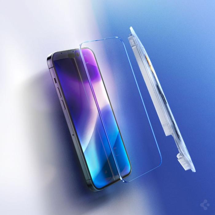 Bild 2, Spigen Spigen iPhone 14 Pro 2-PACK GLAS.tR 