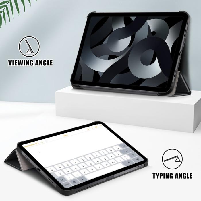 Bild 4,  iPad 11 2025 / 10.9 2022 Fodral Tri-Fold Svart - Teknikhallen.se