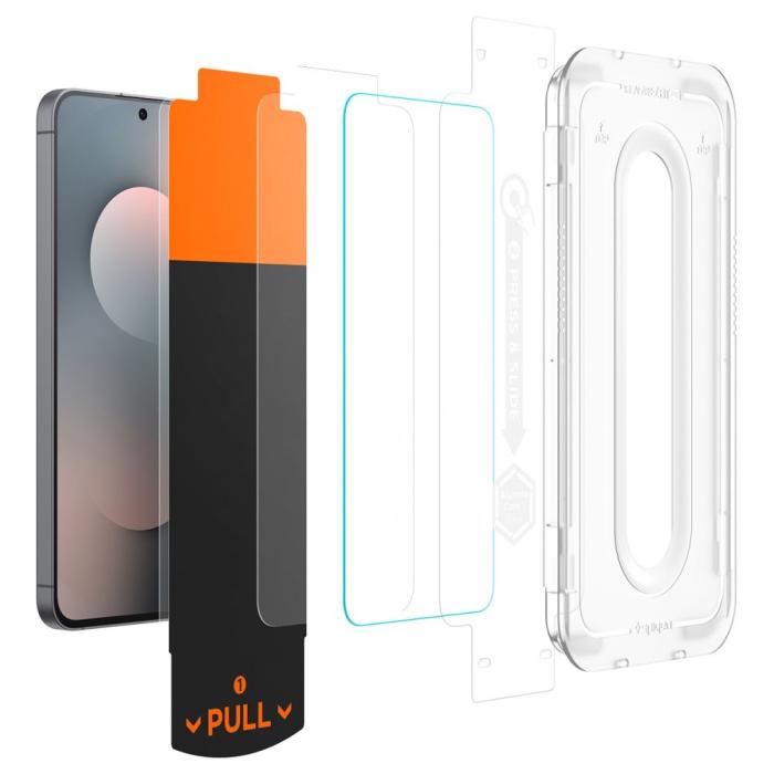 Bild 3, Spigen Spigen Samsung Galaxy S25 FE 2-PACK Skärmskydd GLAS.tR 